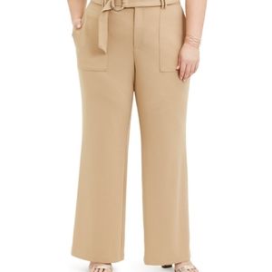 ❤️-DAY SALE!!  NEW! INC Plus Size Utility-Pocket Wide-Leg Pants